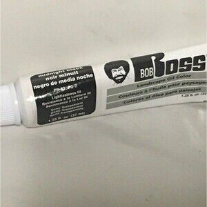 Bob Ross Landscape oil Paint 1.25oz Midnight Black